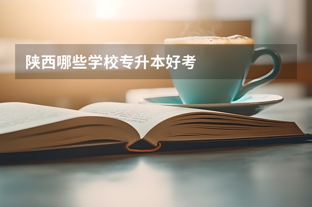 陕西哪些学校专升本好考