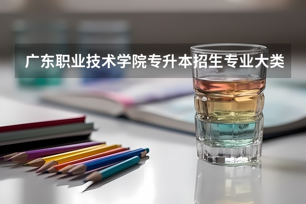 广东职业技术学院专升本招生专业大类报考占比表（专升本招生专业）