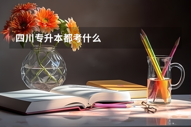 四川专升本都考什么