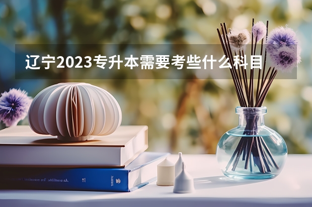辽宁2023专升本需要考些什么科目？