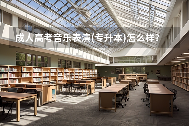 成人高考音乐表演(专升本)怎么样？