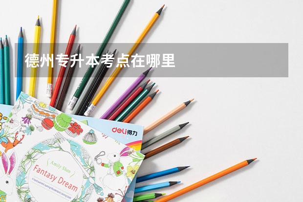 德州专升本考点在哪里