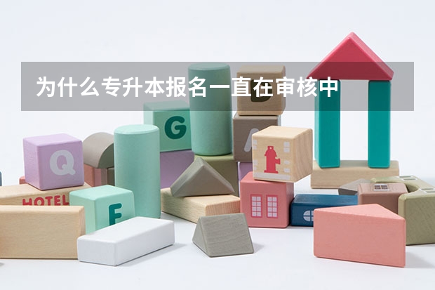 为什么专升本报名一直在审核中