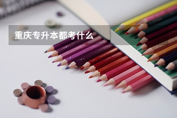 重庆专升本都考什么