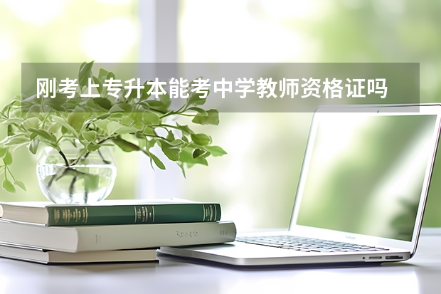 刚考上专升本能考中学教师资格证吗